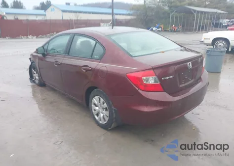 2012 Honda Civic Lx z USA, uszkodzony, nr VIN 19XFB2F56CE380802